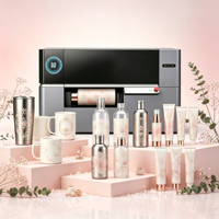 Mesin Cetak UV Silinder Rotari Satu Lintasan untuk Cetak Digital Inkjet pada Tumbler, Mug, Gelas, dan Botol Kosmetik