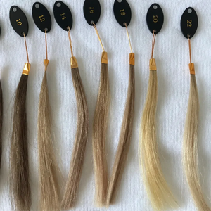 批发彩色图表生人发延伸供应商标签戒指定制彩色戒指色板 - Product Image 3