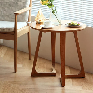 Bắc Âu rắn gỗ nhỏ Bàn cà phê phong cách Nhật Bản sồi bên bảng cho <span class=keywords><strong>sofa</strong></span> thiết kế đơn giản cho căn hộ phòng khách hoặc ban công - Product Image 2