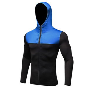 Veste de sport <span class=keywords><strong>pour</strong></span> homme JAC22 J1572K, automne-<span class=keywords><strong>hiver</strong></span>, à capuche, séchage rapide, coupe-vent, fitness, course à pied, entraînement, fermeture éclair, décontractée - Product Image 5