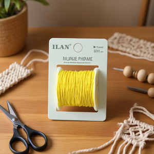 Filo per macramè Ilan 1 mm, circa 20 m, set multicolore per lavori artigianali - Product Image 2