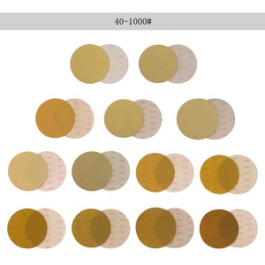 8inch 200 mét vòng móc và vòng lặp Vàng Sanding đĩa mài mòn giấy nhám cho các công cụ mài mòn ô tô đánh bóng Mài - Product Image 3