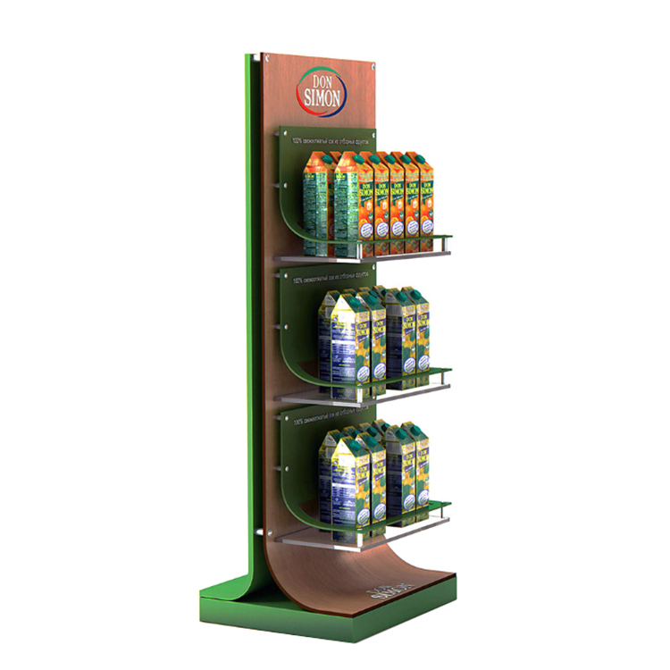 Hot Selling Double-sided Garment Rack MDF Material Store Display for Clothing Store — view 6