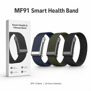Pulsera inteligente sin pantalla para el cuidado de la salud, monitor de frecuencia cardíaca con ECG, seguimiento del sueño 24 horas, pulsera inteligente para hombres y mujeres, uso diario. - Product Image 3