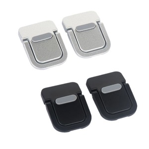 Lot de 2 mini-supports pour ordinateur portable en alliage de zinc, rehausseur de <span class=keywords><strong>clavier</strong></span>, <span class=keywords><strong>support</strong></span> de <span class=keywords><strong>bureau</strong></span> portable pour ordinateur portable et utilisation en extérieur - Product Image 6