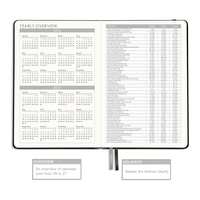 Libreta/Agenda A5 con Espiral, Papel Ecológico, Diseño Personalizado con Logotipo en Dorado, Organizador para Oficina, Negocios y Escuela