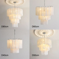 Lustre en verre moderne de luxe sur mesure de grande taille pour salon, hôtel, hall, escalier, luminaire d'intérieur