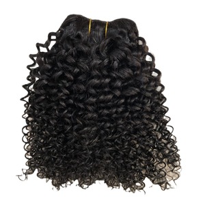 Parrucca Vera Senza Pizzo con Frangia, Stile Jerry Curly Soaking, Testa Quadrata, Pacchetti JC - 12 <span class=keywords><strong>pollici</strong></span> 100g - Product Image 5