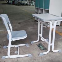 Ensemble commercial scolaire complet de conception à assemblage rapide avec table d'étude de mobilier commercial Ensemble table et chaise robustes