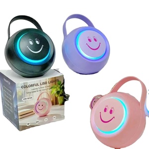 <span class=keywords><strong>Mini</strong></span> sd12x phim hoạt hình dễ thương Nụ cười Mặt loa màu xanh răng âm thanh nhỏ gọn kích thước xe di động ngoài trời sử dụng nhà thẻ chèn <span class=keywords><strong>Mini</strong></span> - Product Image 1