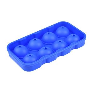 Silicone Ball Mold Tray With Lid Bpa Free Reusable Dishwasher Safe Flexible Eco-Friendly Ice Cream <b>Tools</b> - Product Image 3