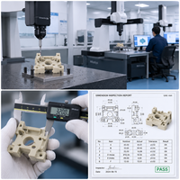 Usinage CNC en petites séries pour supports de capteurs PBT utilisés dans l'automatisation industrielle avec des bords sans bavures