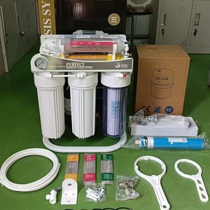 Système de filtration d'eau à osmose inverse à 6 étages, autonettoyant, en acier inoxydable, <span class=keywords><strong>300</strong></span> <span class=keywords><strong>GPD</strong></span>, pour camping-car, hôtel, voiture et usage extérieur - Product Image 1