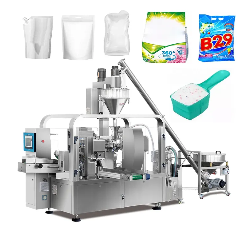 Linpack bag pouch soap detergent washing powder fill seal packing machine