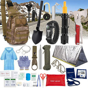 CXXM <span class=keywords><strong>Kit</strong></span> <span class=keywords><strong>de</strong></span> <span class=keywords><strong>survie</strong></span> extérieur pour voyage Camping chasse avec couteau d'urgence costume pelle paille <span class=keywords><strong>Ration</strong></span> sac à dos - Product Image 4