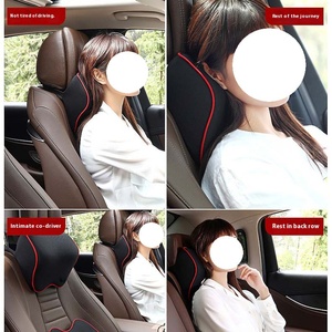 Oreiller de siège de voiture en <span class=keywords><strong>mousse</strong></span> à mémoire de forme à boucle universelle, oreiller ergonomique et doux pour le cou de voiture pour le soulagement des douleurs au cou et aux épaules - Product Image 5