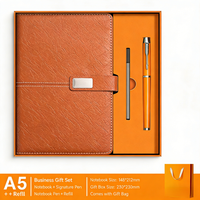 Carnet élégant en cuir PU A5, couverture souple, agenda hebdomadaire, dorure à chaud, 160 pages, pages datées, poche intérieure pour la planification quotidienne