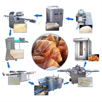Équipement de boulangerie pour la production de croissants, de baguettes, de pains français, ligne de production de pâtisserie, machine à pain, machine à faire du pain à vendre