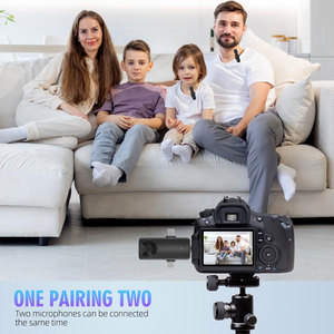 Không Dây Tốt Nhất Lavalier <span class=keywords><strong>Microphone</strong></span> H18 Tiếng Ồn Hủy Bỏ Phát Trực Tiếp Ghi Âm <span class=keywords><strong>Microphone</strong></span> Ve Áo Mic Cho Điện Thoại Di Động Và Máy Ảnh - Product Image 3