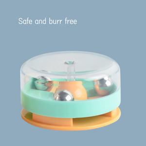 Disque de décompression à billes rotatif pour bureau, outil sensoriel anti-stress pour les mains et les doigts, jouet sensoriel en plastique pour garçons - Product Image 3