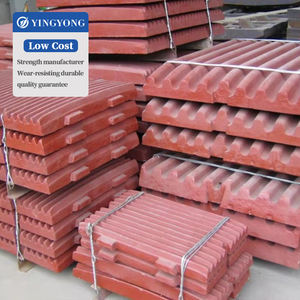 Высокая марганцевая стальная щековая дробилка зубчатая пластина с фиксированной и подвижной вкладышей для строительной промышленности, доступная для продажи - Product Image 6