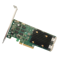 Carte contrôleur HPE Interface PCIe 4.0 X8/x16 16 canaux tri mode NVMe/SAS 12 Gb/s/SATA 6 Gb/s 4GB Adaptateur cache MR416i-p