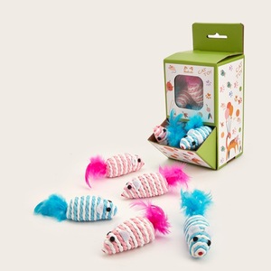 Ensemble de jouets pour chat en gros, jouets interactifs pour chat en sisal, boule, souris, herbe à chat, jouets de Noël pour chat - Product Image 6