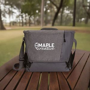 Sac isotherme moderne en polyester recyclé imprimé sérigraphié avec fermeture éclair, imperméable et réutilisable - Product Image 4