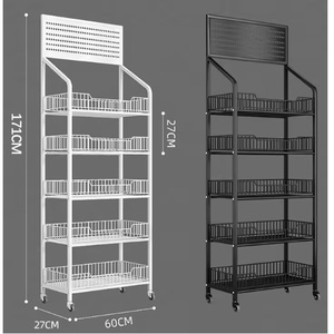 ชั้นวางสินค้าแบบหมุนสำหรับอุตสาหกรรมเคลือบผิวด้วยผง ชั้นวางเก็บของและชั้นวางสินค้าแบบ OEM/ODM ชั้นวางสินค้าสำหรับซูเปอร์มาร์เก็ต - Product Image 6