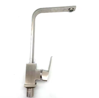 Robinet de cuisine moderne en alliage de zinc, monotrou, à montage sur plan, finition satinée, avec douchette de rinçage intégrée, en céramique, haute qualité