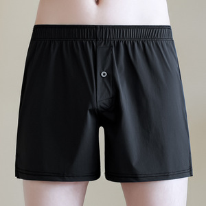 SQINUSQN/Lion Chino 7A, pantalones <span class=keywords><strong>Aro</strong></span> de seda helada de verano para hombre, ropa interior transpirable fresca para el hogar, pantalones de salón antibacterianos para hombre - Product Image 6