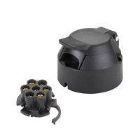 ANKA Nouveau connecteur de remplacement pour remorque en plastique de type N ISO1724 12V 7 broches