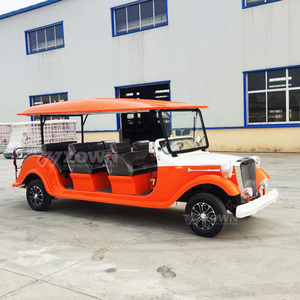 High-quality Electric Vintage Sightseeing Car with 4KW Motor 5/<b>8</b>/11/14 Seats 30Km/h Max Speed-Diecast Model for Sale - Product Image 3
