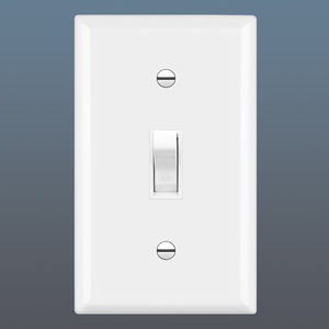 مفتاح حائط أمريكي قياسي 15 أمبير، مفتاح إضاءة أحادي القطب هادئ طراز T15 - Product Image 1