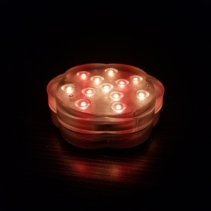 RGB LED sumergible bajo florero Base de luz con control remoto para las bodas de las Partes - Product Image 3