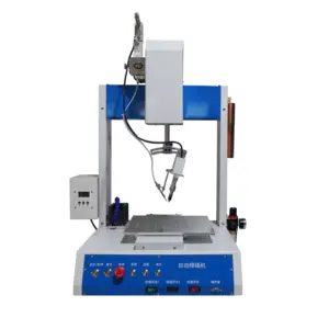 Desktop LCD Circuit Board Connector Capacitor Automatic Wire Soldering Machine With R Rotary Axis 331R Auto Soldering Machine