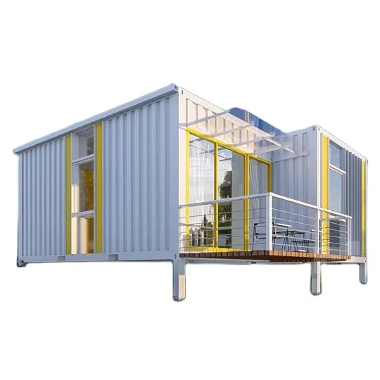 Custom high quality quakeproof steel frame prefab high rise luxury shipping container apartment building design for sale