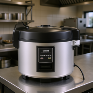 Cuiseur à riz commercial Vevor 15L 70 tasses en acier inoxydable, équipement de cuisson électrique pour restaurants - Product Image 2