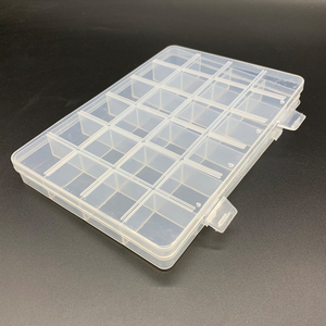 Rõ Ràng Chia Bản Lề Keyway Nhựa Lưu Trữ <span class=keywords><strong>Organizer</strong></span> Box Với Ngăn Keyway Hộp Lưu Trữ Nhựa - Product Image 1
