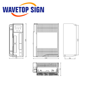 WaveTopSign JMC Nema34 3相12N.m闭环步进伺服电机驱动器套件2000转/分混合编码器3HSS2208H + 86J12156EC - Product Image 3