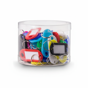 Mini targhetta con nome colorato portachiavi in peluche porta borse scuola materna e borsa da Golf Set 50 pezzi - Product Image 1