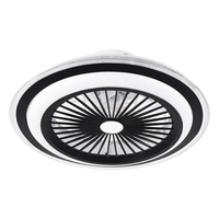 Ventilador de Techo con Luces para Dormitorio, Moderno, Aspas de PC, Ahorro de Energía, Certificado CE, Silencioso, Regulable