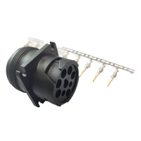 Cable de diagnóstico de coche y camión, montaje de arnés de Cable, conector macho negro, 9 pines, Deutsch J1939
