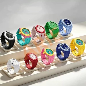 En stock pour la collection Royal Pop en collaboration avec Co-branded Strap, avec bracelet en silicone liquide, boîtier en biocéramique, <span class=keywords><strong>boucle</strong></span> en acier inoxydable - Product Image 2