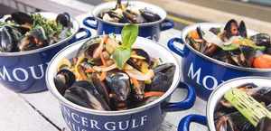 Venta al por mayor de <span class=keywords><strong>grandes</strong></span> ollas de mejillón de esmalte de hierro fundido antiadherente multifuncional para mariscos con tapa - Product Image 6