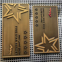 Plaque Métallique Gravée Personnalisée, Panneau Commémoratif en Laiton, Plaque Commémorative en Bronze Antique pour Projets de Bâtiment et d'Entreprises