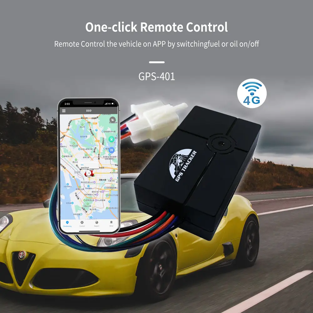 Hersteller 4G Mini Smart GPS Tracker 401 mit Echtzeit-Tracking-Plattform Tracking-Gerät Ras treador für Fahrzeug motorrad