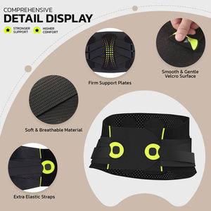 Correcteur de posture réglable, ceinture de soutien lombaire respirante avec système de tension pour le contrôle du ventre lors des sports d'été et de printemps - Product Image 5