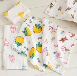 Serviettes de bain pour bébé, bavoirs personnalisés, lingettes en mousseline pour bébés nouveau-nés, serviettes en coton doux pour le visage pour garçons et filles - Product Image 1