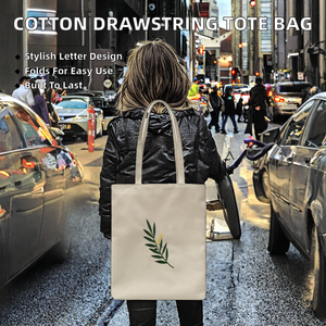 Bolsa de Mano Plegable Personalizada de Lona 100% Algodón, Tamaño Mediano/Mini, con Bolsillos y Asa para el Hombro, Reutilizable, BAG COTTON FIELD - Product Image 2